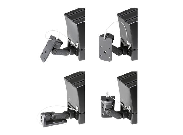 LD CURV 500  - Wall Mounting Bracket Max 10 Kg Sort 